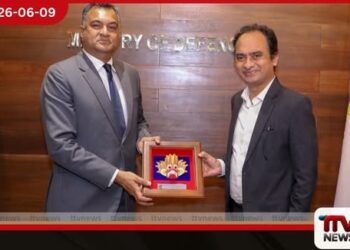 ශ්‍රී ලංකාවේ ඉන්දීය නියෝජ්‍ය මහකොමසාරිස් ආචාර්ය  Satyanjal Pandey   ආරක්ෂක ලේකම් හමුවේ