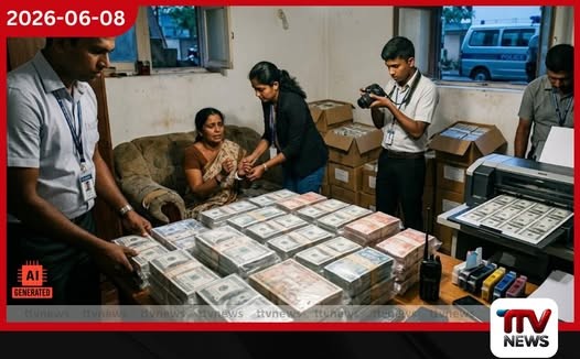 කෝටි 19ක් වටිනා ව්යාජ ඩොලර් නෝට්ටු මුද්රණය කළ මධ්යස්ථානයක් වටලයි