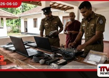 පන්සලක ශබ්දාගාරයක් බිඳ රුපියල් ලක්ෂ 15ක උපකරණ සොරාගත් පුද්ගලයෙක් අත්අඩංගුවට