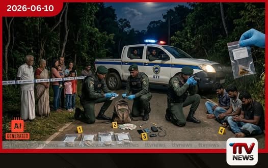 ගජමුතු ප්රවාහනය කළ තිදෙනෙක් හාලිඇලදී STF දැලේ