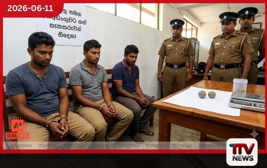 ගජමුතු සමඟ අත්අඩංගුවට ගත් සැකකරුවන් තිදෙනා රක්ෂිත බන්ධනාගාරයට