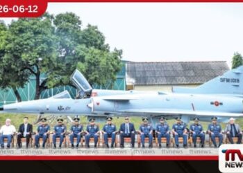 ගුවන් හමුදාවේ නවීකරණය කළ  ප්‍රථම Kfir C12  ප්‍රහාරක ජෙට් යානය  සාර්ථකව අත්හදා බලයි