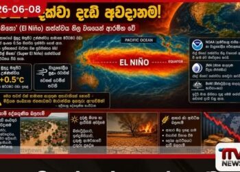 ලොව පුරා දරුණු දේශගුණික විපර්යාස ඇති කරමින් එල් නිනෝ තත්ත්වය නිල වශයෙන් ඇරඹෙයි