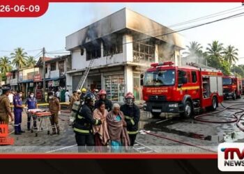 තලවතුගොඩ වෙළඳසැලක  හදිසි ගින්නක්