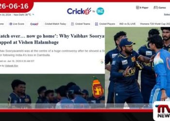 ඉන්දීය මාධ්‍ය  සූර්යවංශිව ආරක්ෂා කරමින්,  වරද ලංකාවේ විශේන් පිට පටවයි!