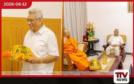 අත්අඩංගුවට ගැනීමේ කටකතා මැද ගෝඨාභය රාජපක්ෂ කතරගම කිරිවෙහෙර වඳින්න යයි