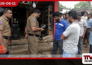 ව්‍යාපාරිකයාගේ මුහුණට ගඩොල් බාගයකින් පහර දී රුපියල් ලක්ෂ 9ක රන්මාලය කොල්ලකෑ සැකකරු සොයා පොලිසියෙන් විමර්ශන