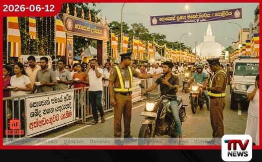 පොසොන් සමයේ අධික ශබ්ද නගන යතුරුපැදි අත්අඩංගුවට ගැනීමට විශේෂ මෙහෙයුමක්