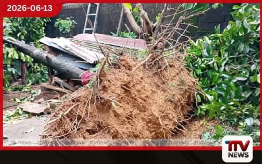 හෝමාගම ප්රදේශයට දැඩි සුළි සුළං තත්ත්වයක්