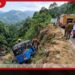 ත්රීරෝද රථයක් අඩි 100ක ප්රපාතයකට පෙරලෙයි