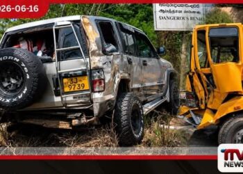 නුවරඑළියේදී ලොරි රථයක් වාහන තුනක ගැටී අනතුරක්
