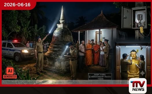 ගම්මානයක විදුලිය විසන්ධි කර ඇලහැර පන්සලක් කොල්ල කයි