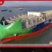 ලොව විශාලතම බහාලුම් නෞකාවක් වන CMA CGM Notre Dame සිය මංගල ගමන ෂැංහයි නුවරින් ආරම්භ කරයි