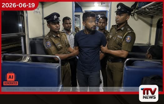 අලව්ව දුම්රිය ස්ථානයේ දේපොළවලට හානි කළ මගියා දුම්රියක් ඇතුළතදීම අත්අඩංගුවට