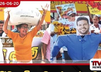 ජීවන වියදම දරාගන්න බෑ අරලගංවිල ගොවීන් උද්ඝෝෂණයක… සමගි ජන බලවේග කිංග්ස් නෙල්සනුත් සහයට
