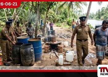 ගිංඔය අසල මහා පරිමාණ නීතිවිරෝධී මත්පැන් ජාවාරමක්… ගෝඩා ලීටර් 4860ක් සමඟ සැකකරුවන් දෙදෙනෙකු අත්අඩංගුවට