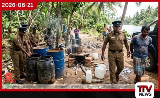 ගිංඔය අසල මහා පරිමාණ නීතිවිරෝධී මත්පැන් ජාවාරමක්… ගෝඩා ලීටර් 4860ක් සමඟ සැකකරුවන් දෙදෙනෙකු අත්අඩංගුවට
