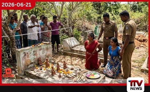 බකමූණ සොහොන් පිටියේ මහ දවල් මිනී වළවල් හාරා බලි පූජාවක්!