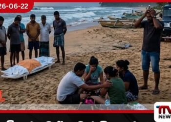 කතළුව මුහුදේ දිය නෑමට ගිය  තරුණයෙක් දියේ ගිලී ජීවිතක්ෂයට