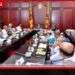 අමාත්යාංශ ව්යාපෘතිවල ප්රගතිය සහ කාර්යසාධන ගිවිසුම් පිළිබඳ සාකච්ඡා