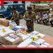 මුහුදු මාර්ගයෙන් රටට ගෙනා  රුපියල් ලක්ෂ 483ක  නීතිවිරෝධී ඖෂධ තොගයක් සමඟ  සැකකරුවන් සිව්දෙනෙක් අත්අඩංගුවට