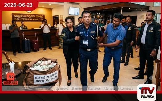 ලක්ෂ 10ක අල්ලස් මල්ල සමඟ පොලිස් පරීක්ෂක කොටුවේ! හෝටලයකදී අල්ලස් කොමිසමෙන් උගුලක්