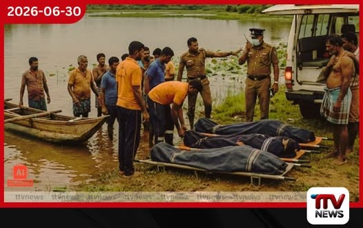 ඔරුවෙන් මල් කඩන්න ගිය පාසල් සිසුන් තිදෙනා දියේ ගිලී ජීවිතක්ෂයට…