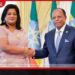 ඉතියෝපියාවේ  ශ්‍රී ලංකා තානාපතිනිය  අක්තපත්‍ර පිළිගන්වයි