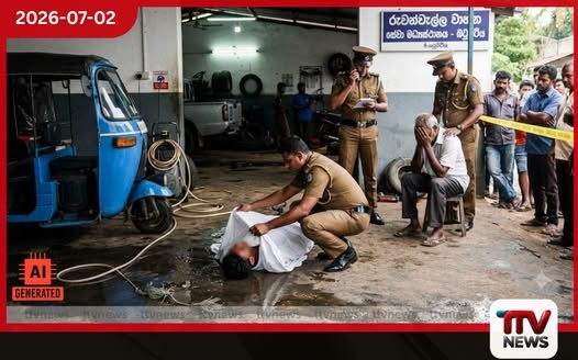 රුවන්වැල්ලේ වාහන සේවා මධ්යස්ථානයකදී විදුලි සැර වැදීමෙන් 18 හැවිරිදි තරුණයෙකු මියයයි