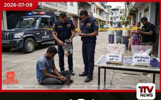 හෙරොයින් සහ අයිස් මත්ද්රව්ය සමඟ 22 හැවිරිදි තරුණයෙක් වැල්ලම්පිටියේදී අත්අඩංගුවට