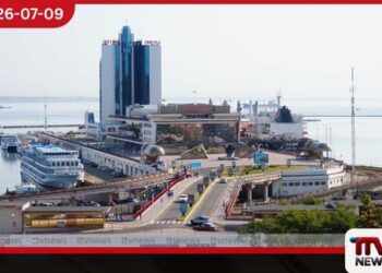 යුක්රේනයේ ඔඩෙස්සා වරායට රුසියාවෙන් දරුණු ප්‍රහාරයක්