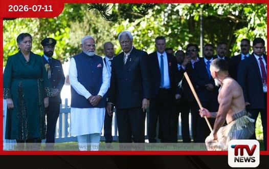 ඉන්දීය අගමැති නරේන්ද්ර මෝදිට නවසීලන්තයෙන් උණුසුම් රාජ්ය තාන්ත්රික පිළිගැනීමක්