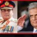 හිටපු ජනාධිපති රනිල් වික්රමසිංහ සහ හිටපු යුද හමුදාපති ශවේන්ද්ර සිල්වා හිටපු පොලිස්පති සී.ඩී. වික්රමරත්නගේ දේහයට අවසන් ගෞරව දක්වති