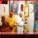හිටපු ජනාධිපති රනිල් වික්‍රමසිංහ  දේවාශීර්වාද ලබාගැනීම සඳහා  දෙවිනුවර සහ කතරගම  පූජා භූමි වෙත