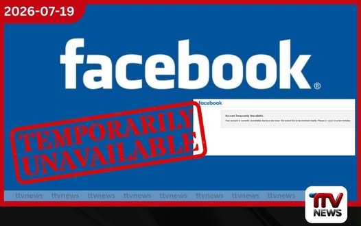 Facebook හදිසියේම නතර වෙයි?