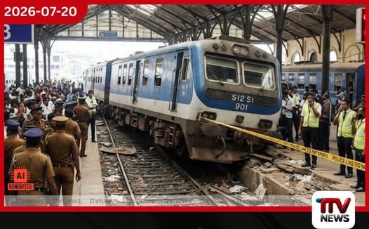 කොළඹ කොටුව දුම්රිය ස්ථානයේදී දුම්රියක් පීලි පනී..