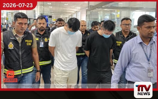 ඝාතනයක් සිදු කර මෙරටින් පළායාමට තැත් කළ චීන ජාතිකයන් දෙදෙනා කටුනායකදී අත්අඩංගුවට