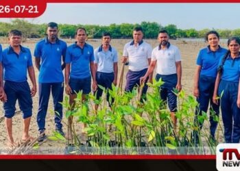 ශ්රී ලංකා නාවික හමුදාවෙන් Clean Sri Lanka වැඩසටහන යටතේ ලංකාපටුන වෙරළ තීරයේ කඩොලාන පැළ රෝපණයක්