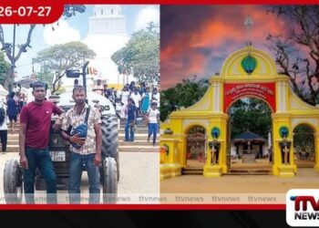 කතරගම දේවාලයට බැතිමතුන් වෙනුවෙන් ජල බවුසරයක් පරිත්යාග කරයි!