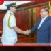නාවික හමුදාධිපති  විදේශ කටයුතු, විදේශ රැකියා සහ  සංචාරක අමාත්‍යතුමා හමුවෙයි
