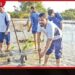 ක්ලීන් ශ්‍රී ලංකා ජාතික වැඩසටහන යටතේ වෙරුගල්ආරු ප්‍රදේශයේ  කඩොලාන පැළ 400ක් රෝපණය කිරීම නාවික හමුදාවෙන්