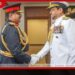 විශ්‍රාම යන යුද හමුදාපති සහ  නාවික හමුදාපති අතර නිල හමුවක්