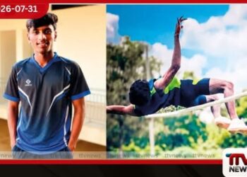 උතුරු මැද පළාත්  මලල ක්‍රීඩා තරගාවලියේදී  තිරප්පනේ පසන් චමෝද්ගෙන්  නව උස පැනීමේ වාර්තාවක්