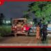 යතුරුපැදිකරුවන් දෙදෙනක්  මරණයට පත් වූ අනතුරෙන් පසු  කන්ටේනරයට ගිනි තැබූ  තිදෙනෙක් අත්අඩංගුවට