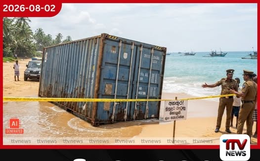 කොළඹින් මුහුදට වැටුණු කන්ටේනර් ගැන ධීවරයින්ට අනතුරු ඇඟවීමක්!