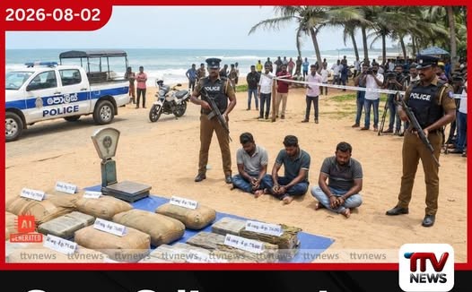 මුහුදු මාර්ගයෙන් ගෙනා බීඩි කොළ කිලෝ 776ක් මීගමුවේදී අල්ලයි!
