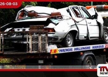මින්නේරිය වන උද්‍යාන පාරේ මෝටර රථයකට අලියෙක් හැප්පිලා…