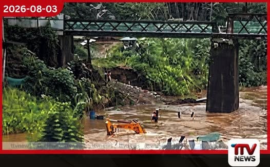 පේරාදෙණිය කළු පාලම හදන්න ගෙනා යන්ත්ර සූත්රත් වැස්සට යටවෙයි