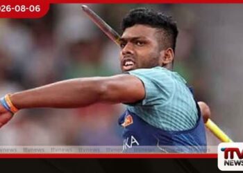 රුමේෂ් තරංග  පිරිමි හෙල්ල විසි කිරීමේ  ලෝක ශ්‍රේණිගත කිරීම්වල  අංක 1 ස්ථානයට