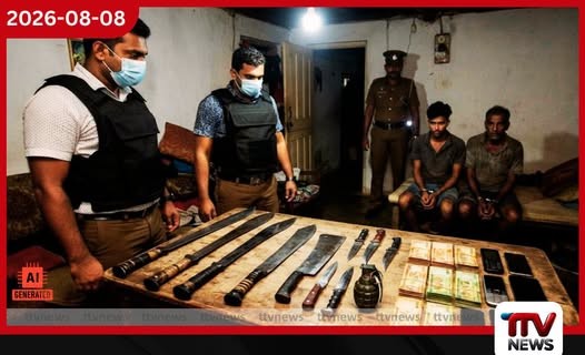 රත්මලානේ මෙහෙයුමකින් ආයුධ සහ අත්බෝම්බයක් සමඟ 6 දෙනෙක් අත්අඩංගුවට